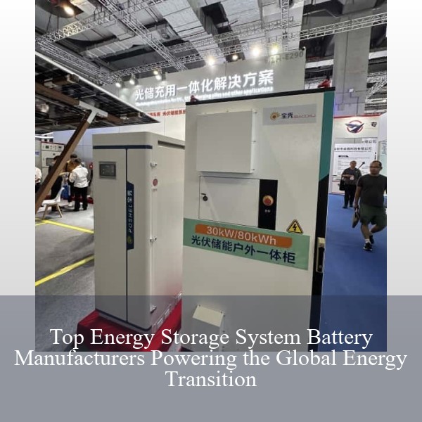 Top Energy Storage System Battery Manufacturers Powering the Global Energy Transition